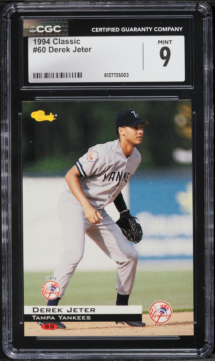 1994 Classic Derek Jeter ROOKIE #60 CGC 9 MINT