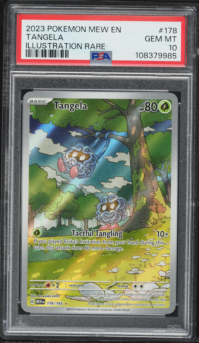 2023 Pokemon Scarlet & Violet 151 IR Tangela #178 PSA 10 GEM MINT