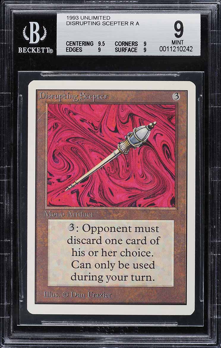 ancestralページ！ 1993 Magic The Gathering MTG Unlimited Ancestral Recall BGS