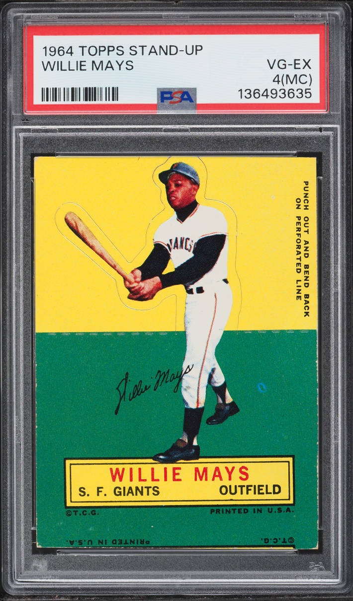 1964 Topps Stand-Up Willie Mays PSA 4(mc) VGEX