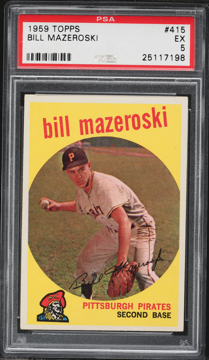 1959 Topps Bill Mazeroski #415 PSA 5 EX