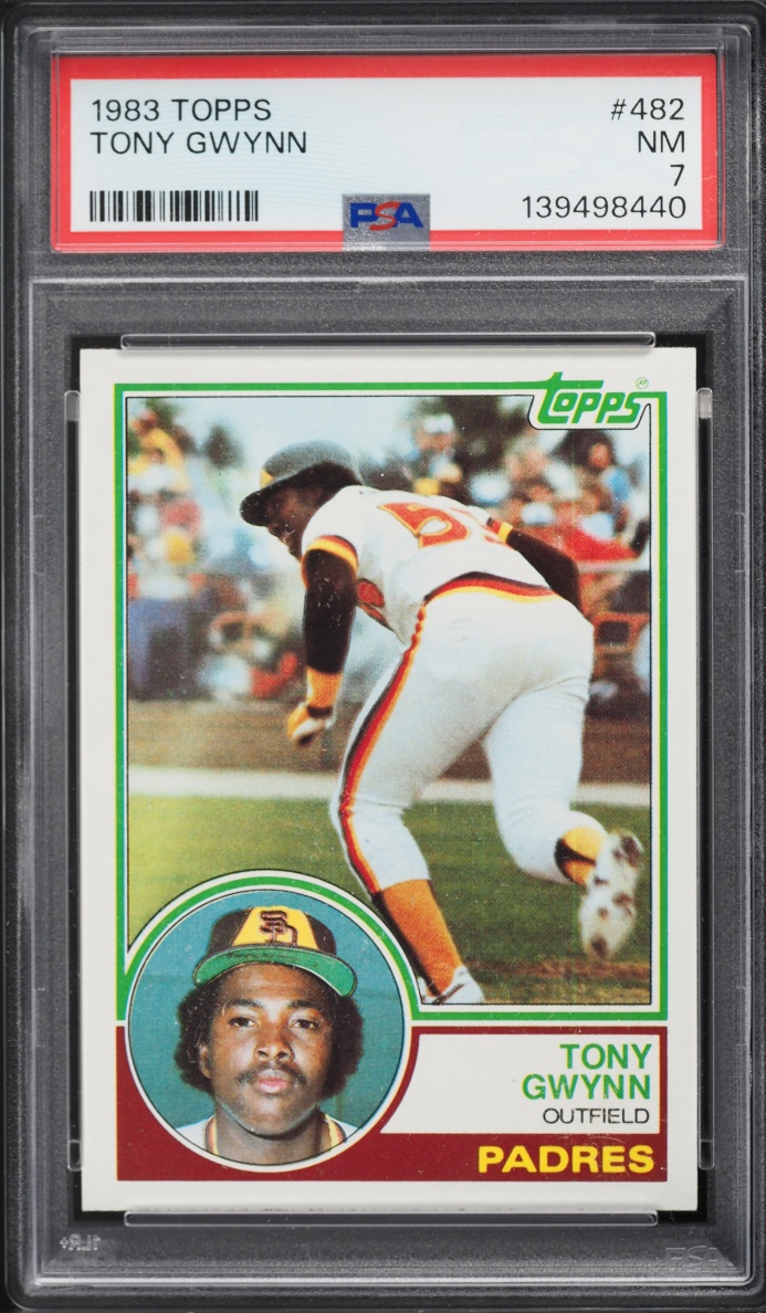 1983 Topps Tony Gwynn ROOKIE #482 PSA 7 NRMT