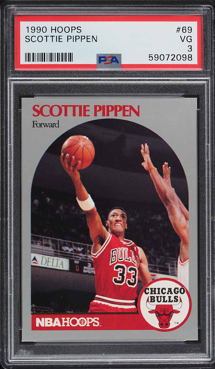 1990 Hoops Scottie Pippen #69 PSA 3 VG