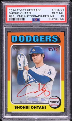 2021 Topps Project 70 By The Shoe Surgeon Red Rainbow Foil Shohei