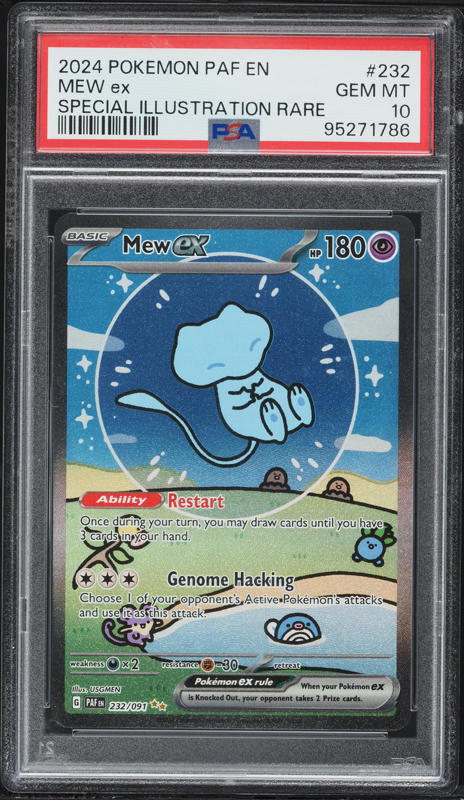 2024 Pokemon Korean Scarlet & Violet Shiny Treasure Ex SAR Mew Ex