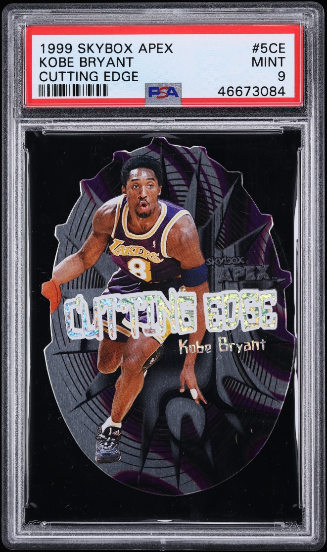 1999 Skybox Apex Cutting Edge Die-Cut Kobe Bryant #5CE PSA 9 MINT