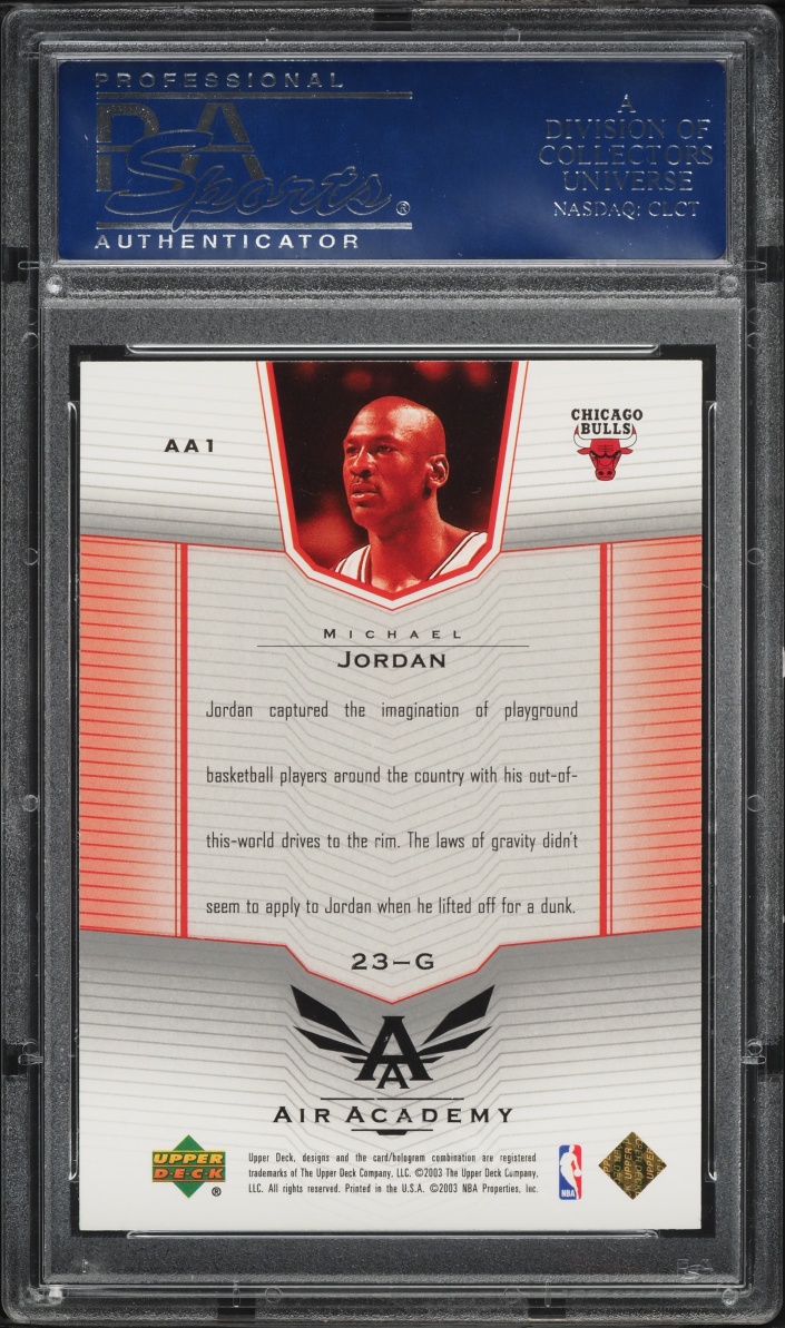 2003 Upper Deck Air Academy Michael Jordan #AA1 PSA 10 GEM MINT