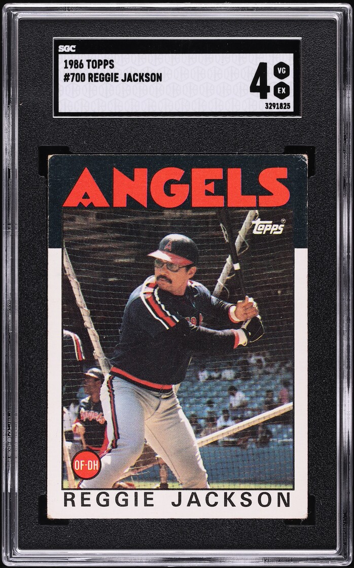 1986 Topps Reggie Jackson #700 SGC 4 VGEX
