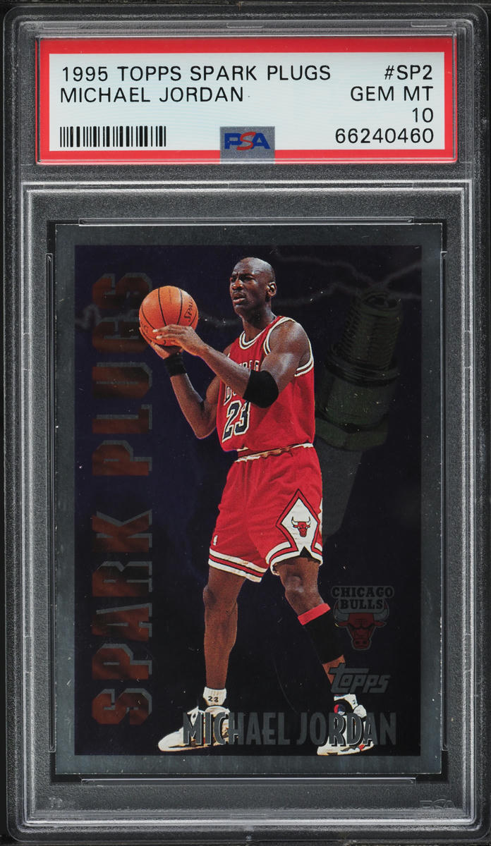 1995 Topps Spark Plugs Michael Jordan #SP2 PSA 10 GEM MINT