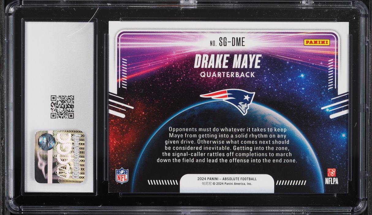 2024 Absolute Star Gazing Drake Maye ROOKIE #SG-DME CGC 10 GEM MINT