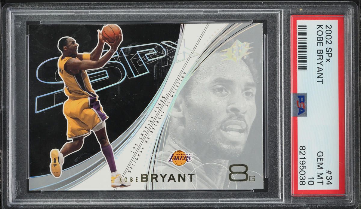 2002 SPx Basketball Kobe Bryant #34 PSA 10 GEM MINT