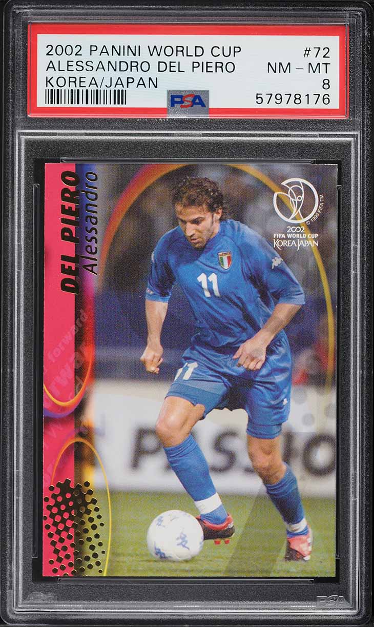 1993 Score Italian League Alessandro Del Piero ROOKIE #466 PSA 4