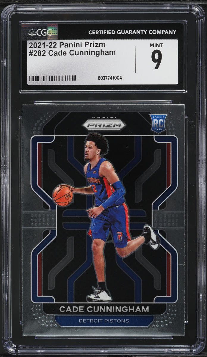 2021 Panini Prizm Cade Cunningham ROOKIE #282 CGC 9 MINT
