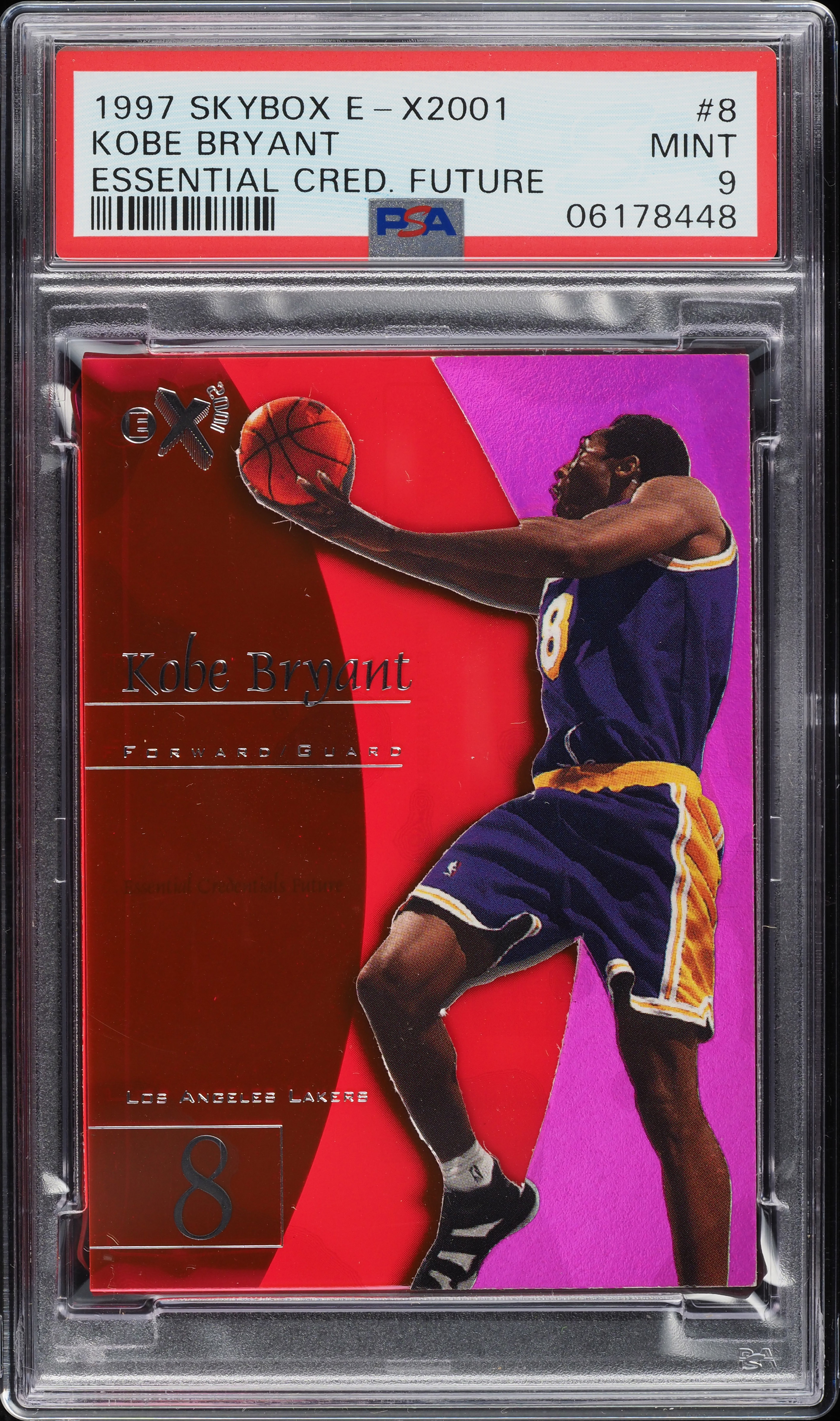 1997 Skybox E-X2001 Essential Credentials Future Kobe Bryant /73
