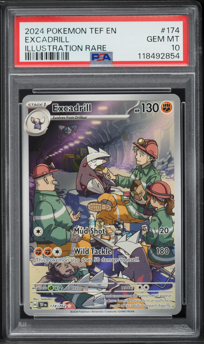 2024 Pokemon Scarlet & Violet Temporal Forces IR Excadrill #174 PSA 10 GEM MINT