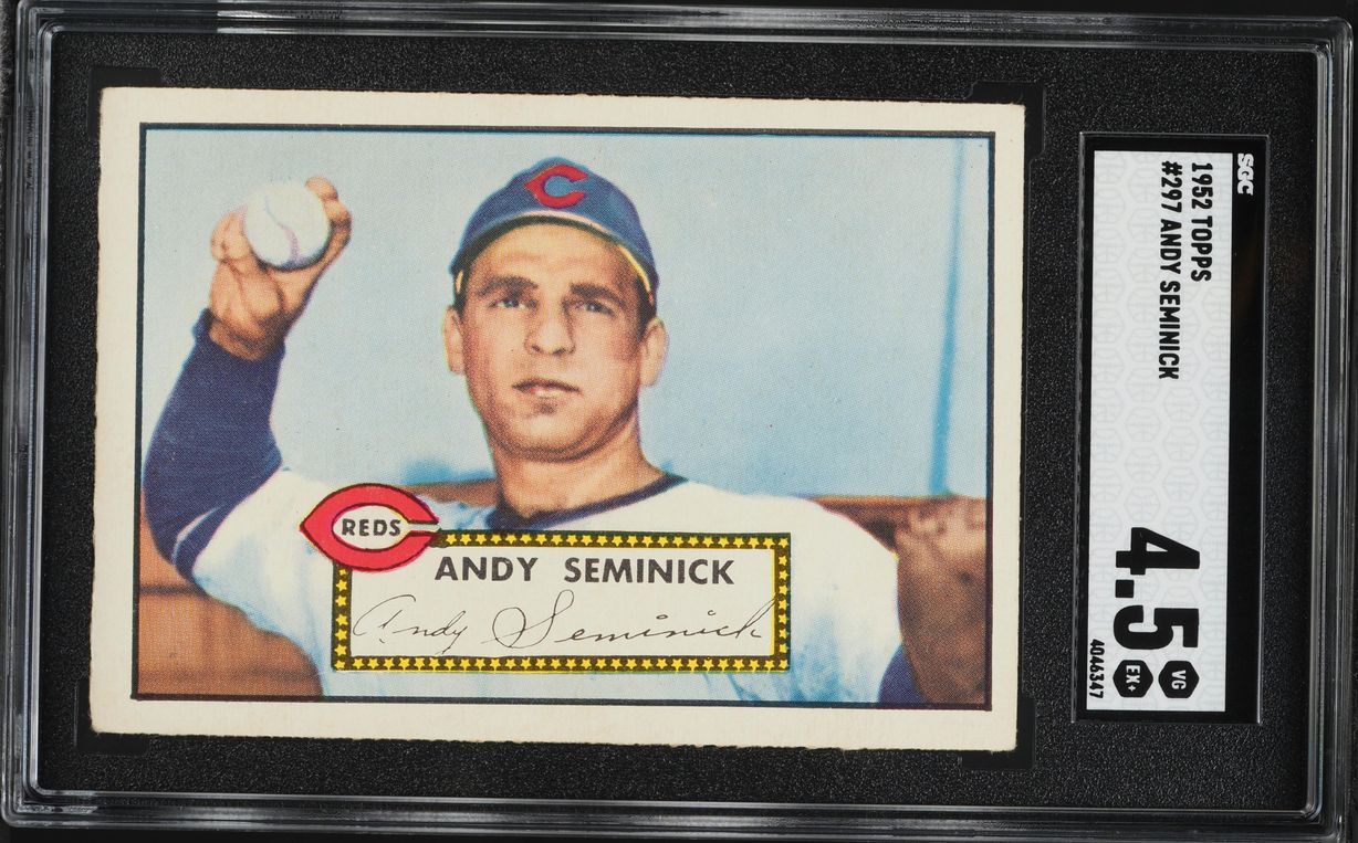 1952 Topps Andy Seminick #297 SGC 4.5 VGEX+