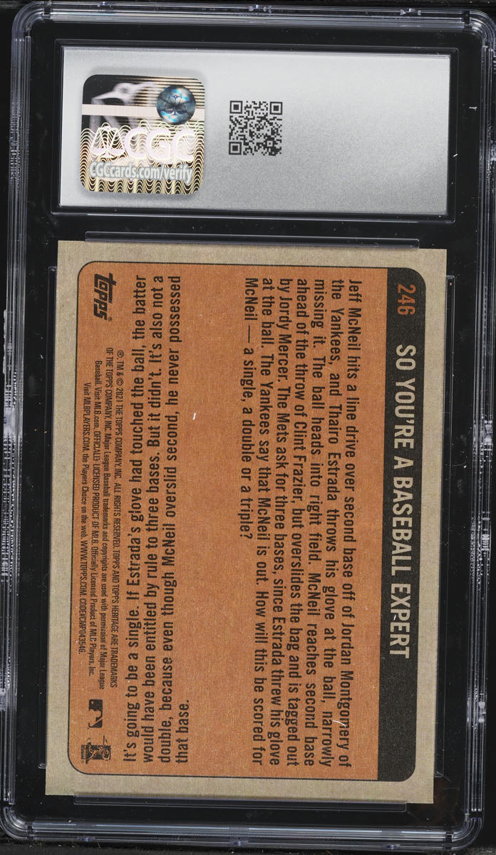 2021 Topps Heritage Shohei Ohtani #246 CGC 10 GEM MINT