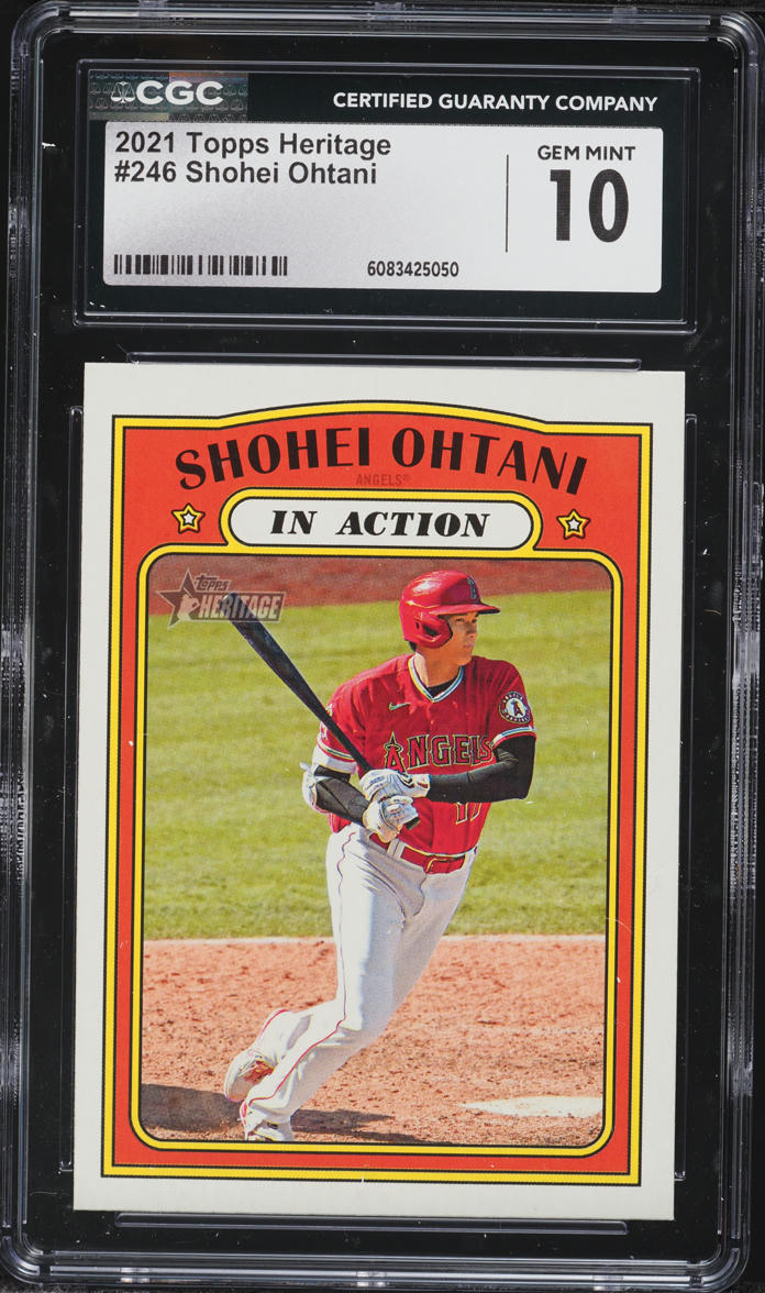 2021 Topps Heritage Shohei Ohtani #246 CGC 10 GEM MINT