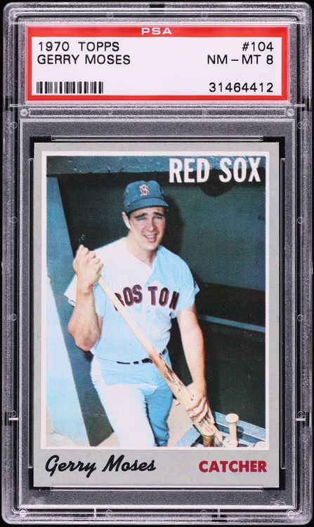 1970 Topps Gerry Moses #104 PSA 8 NM-MT