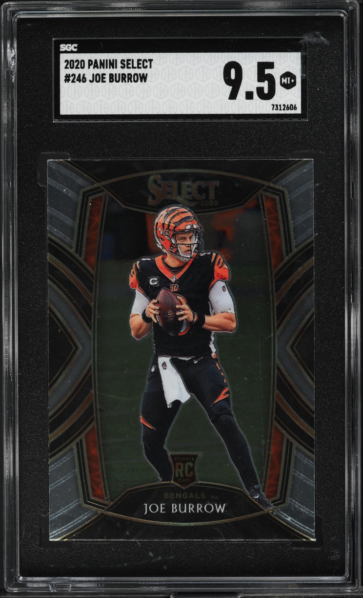 2020 Select Club Level Joe Burrow ROOKIE #246 SGC 9.5 MINT+