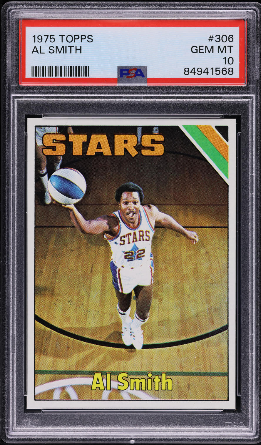 1975 Topps Basketball Al Smith #306 PSA 10 GEM MINT