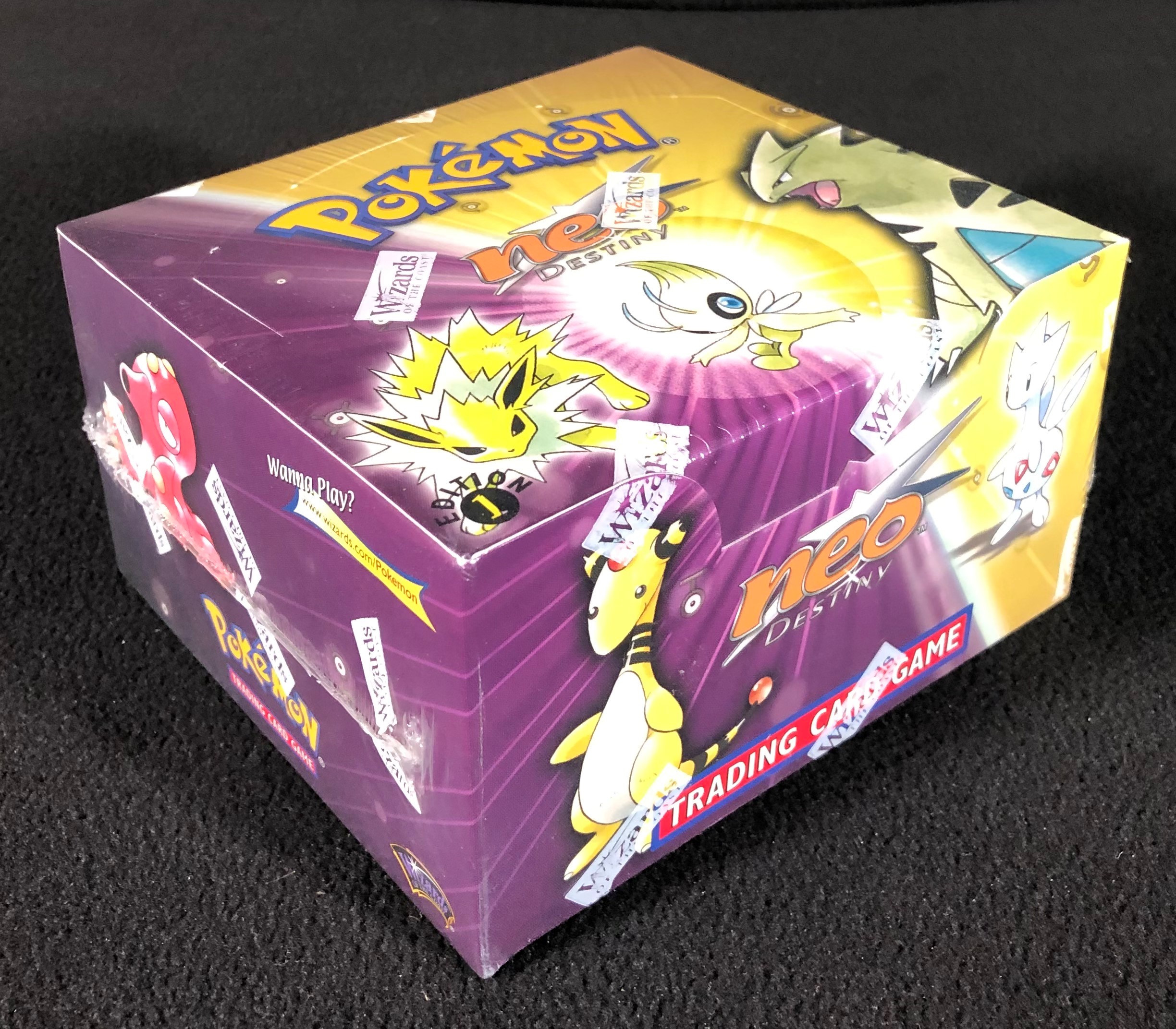 2002 Pokemon Neo Destiny 1st Edition Factory Sealed Booster Box