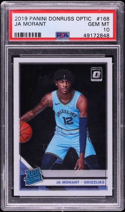 2019 Panini Mosaic Prizms Ja Morant ROOKIE RC #219 PSA 10 GEM MINT