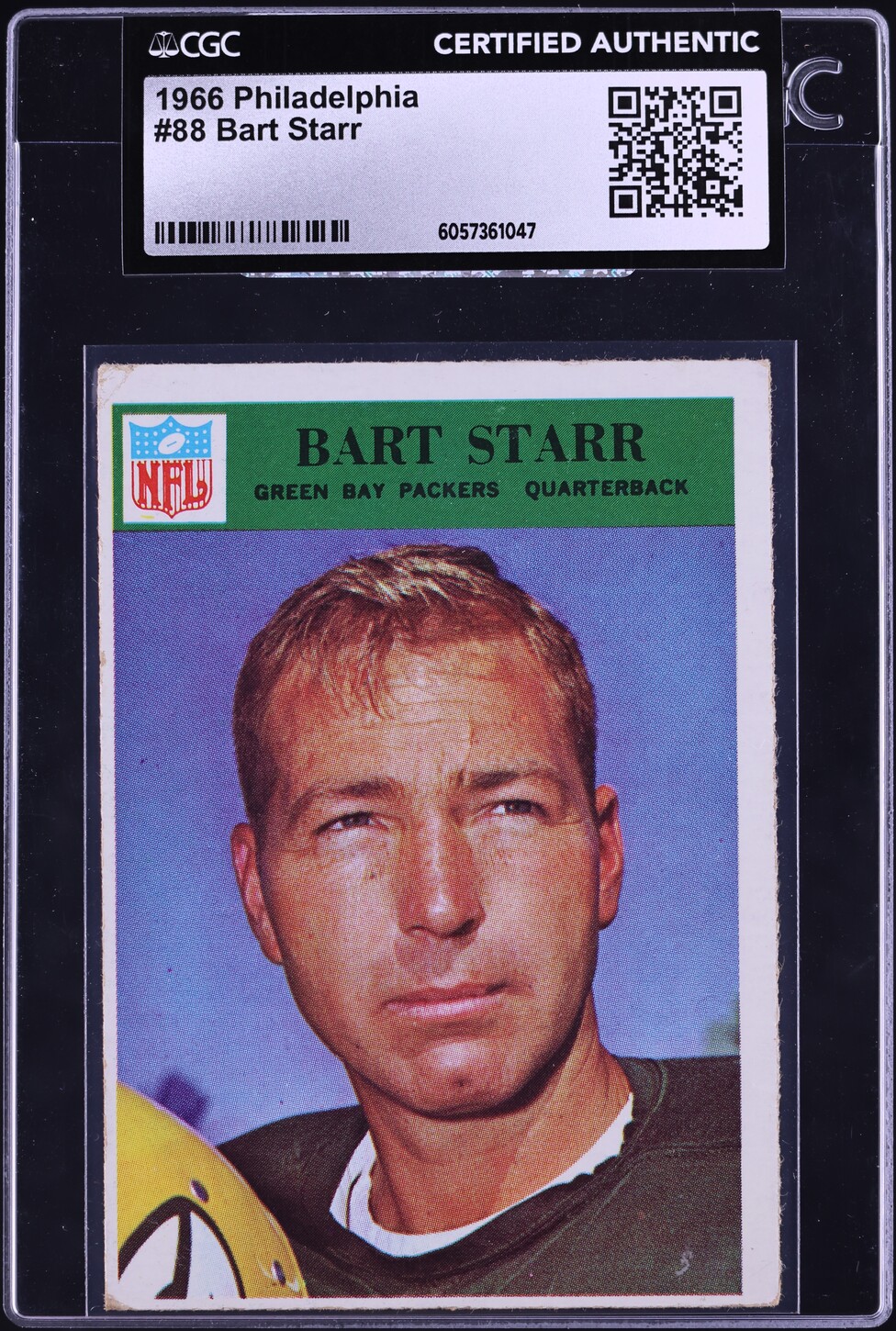 1966 Philadelphia Bart Starr #88 CGC AUTH