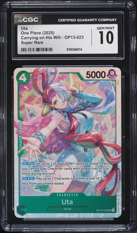 2025 One Piece Japanese Heroines Edition Alt Art Parallel Uta