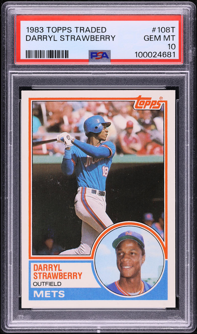 1983 Topps Traded Darryl Strawberry ROOKIE #108T PSA 10 GEM MINT