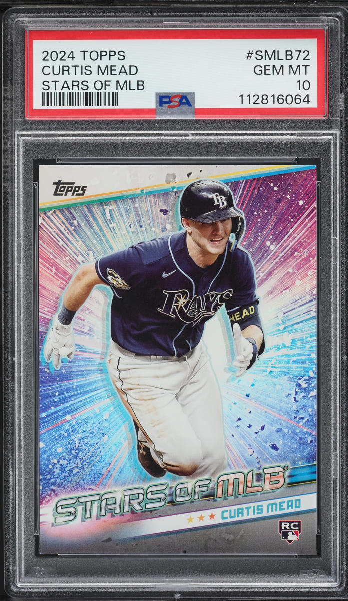 2024 Topps Stars Of MLB Update Curtis Mead ROOKIE #SMLB-72 PSA 10 GEM MINT