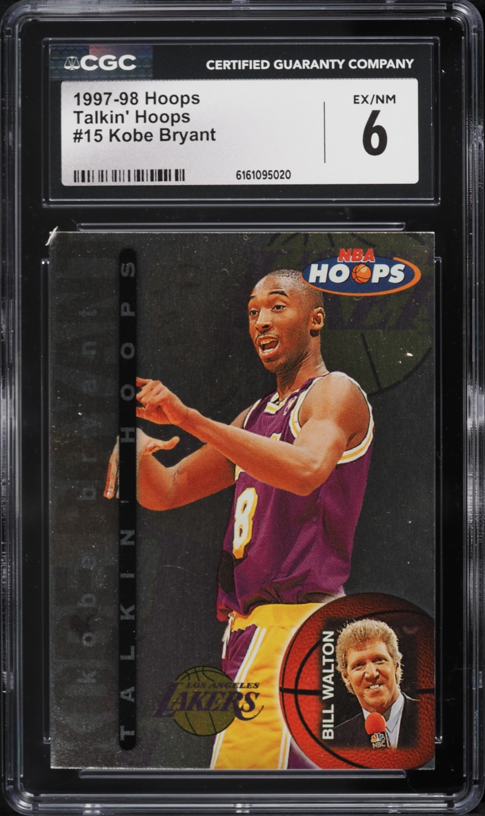 1997 Hoops Talkin' Kobe Bryant #15 CGC 6 EXMT