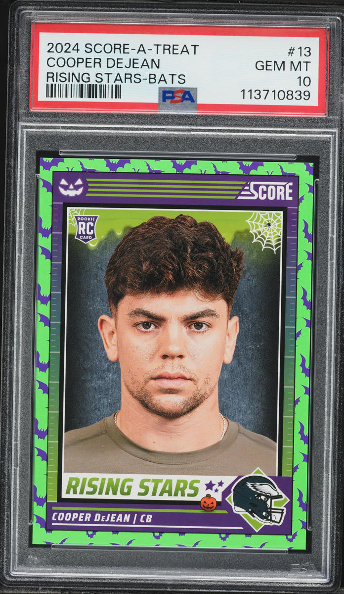 2024 Score-A-Treat Rising Stars Bats Cooper DeJean ROOKIE #13 PSA 10 GEM MINT