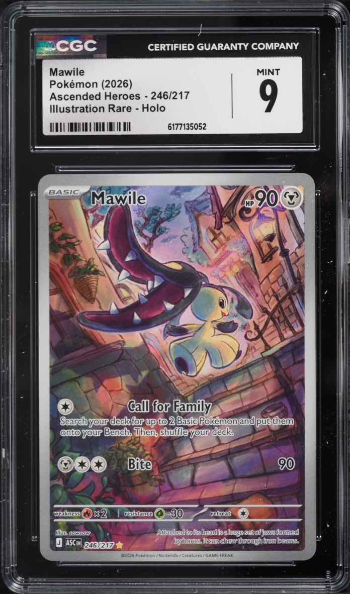 2026 Pokemon Mega Evolution Ascended Heroes IR Mawile #246 CGC 9 MINT