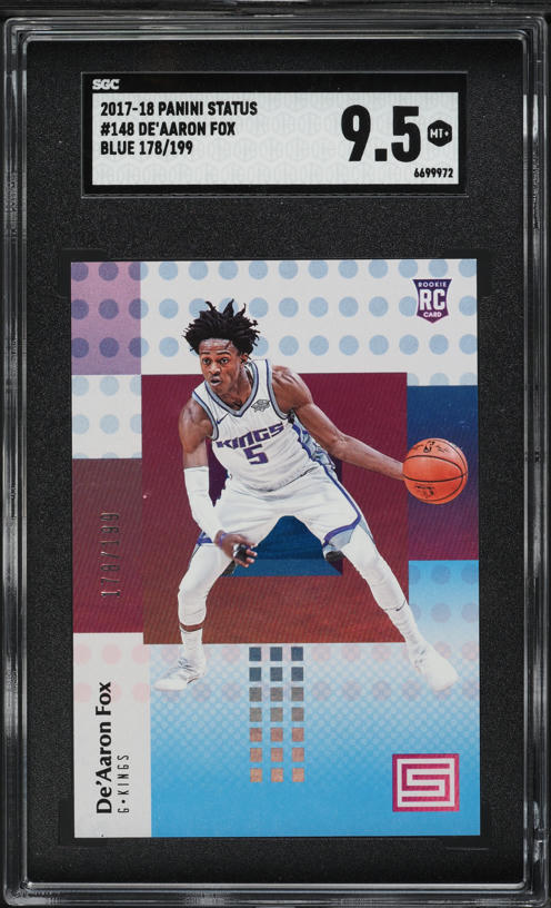 2017 Select Signatures Silver De'Aaron Fox ROOKIE AUTO /199 #RS
