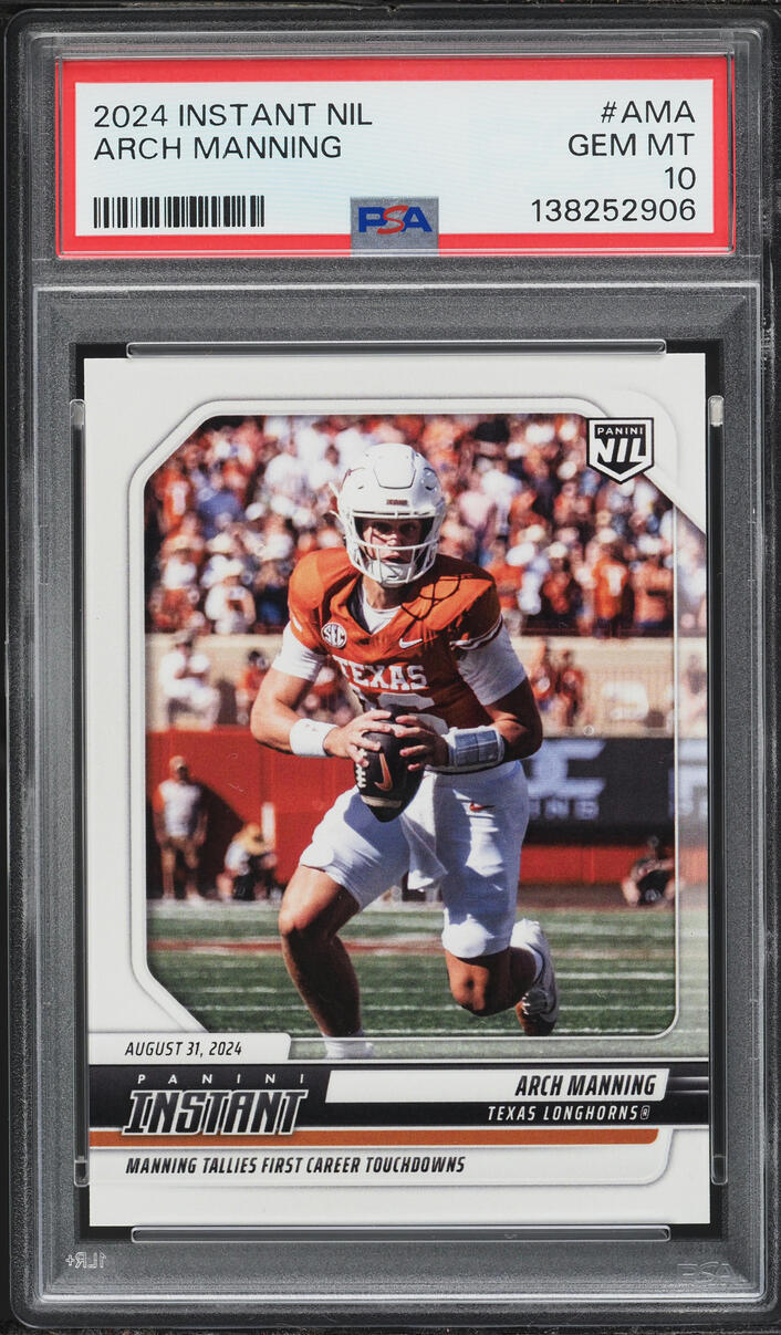 2024 Panini Instant NIL Arch Manning ROOKIE #AMA PSA 10 GEM MINT