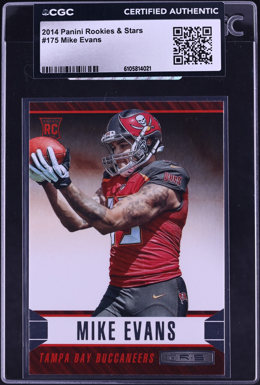 2014 Panini Rookies & Stars Mike Evans ROOKIE #175 CGC AUTH