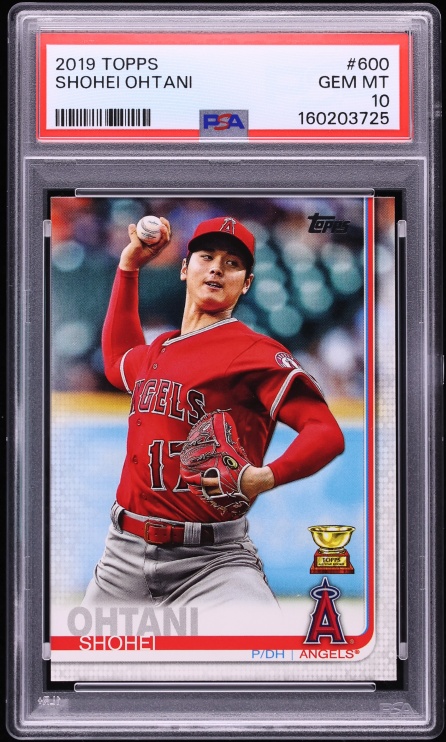 2019 Topps Shohei Ohtani #600 PSA 10 GEM MINT