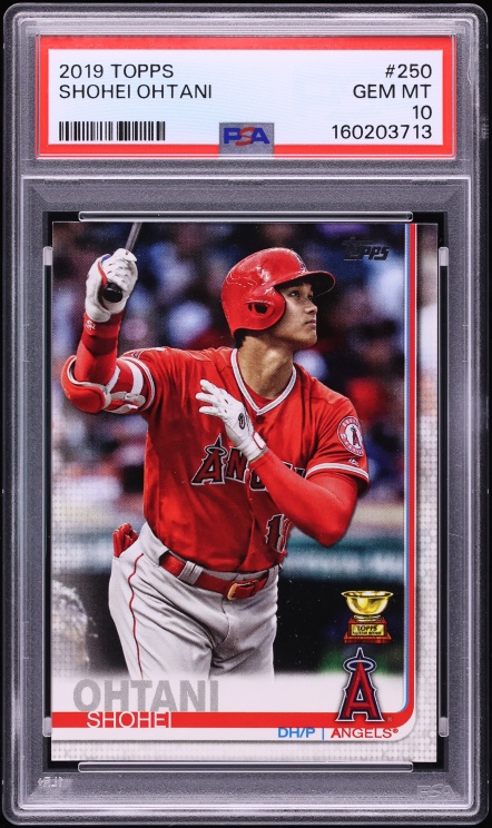2019 Topps Shohei Ohtani #250 PSA 10 GEM MINT