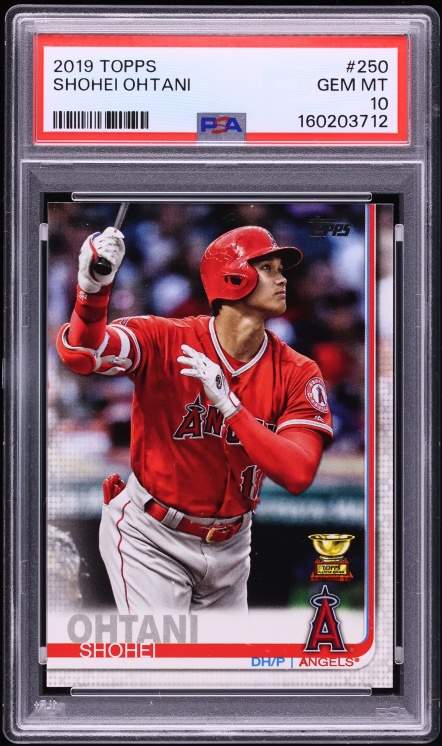 2019 Topps Swinging Shohei Ohtani #250 PSA 10 GEM MINT