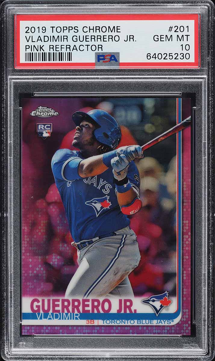 【PSA10】Guerrero Jr. 2019 Topps Chrome RC 2019 Topps Chrome Refractor Vladimir Guerrero Jr. ROOKIE #201 PSA