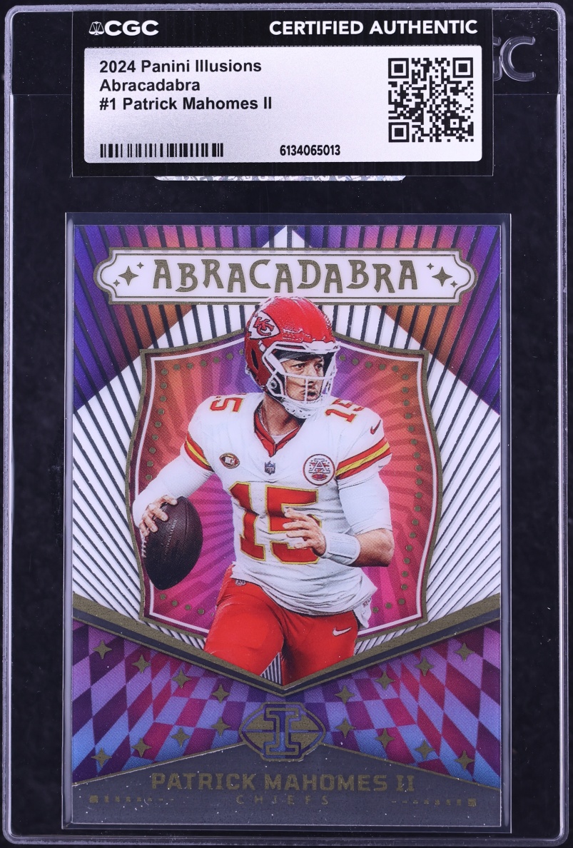 2024 Panini Illusions Abracadabra Patrick Mahomes II #1 CGC AUTH