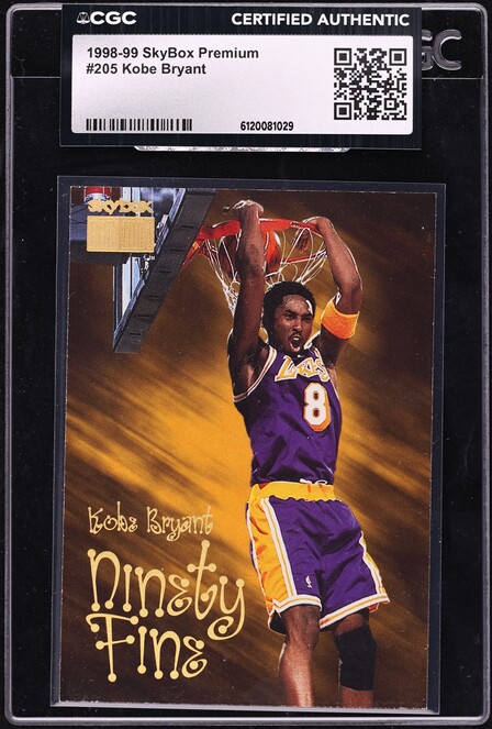 1998 Fleer Electrifying Kobe Bryant #1 PSA 9 MINT on Fanatics Collect