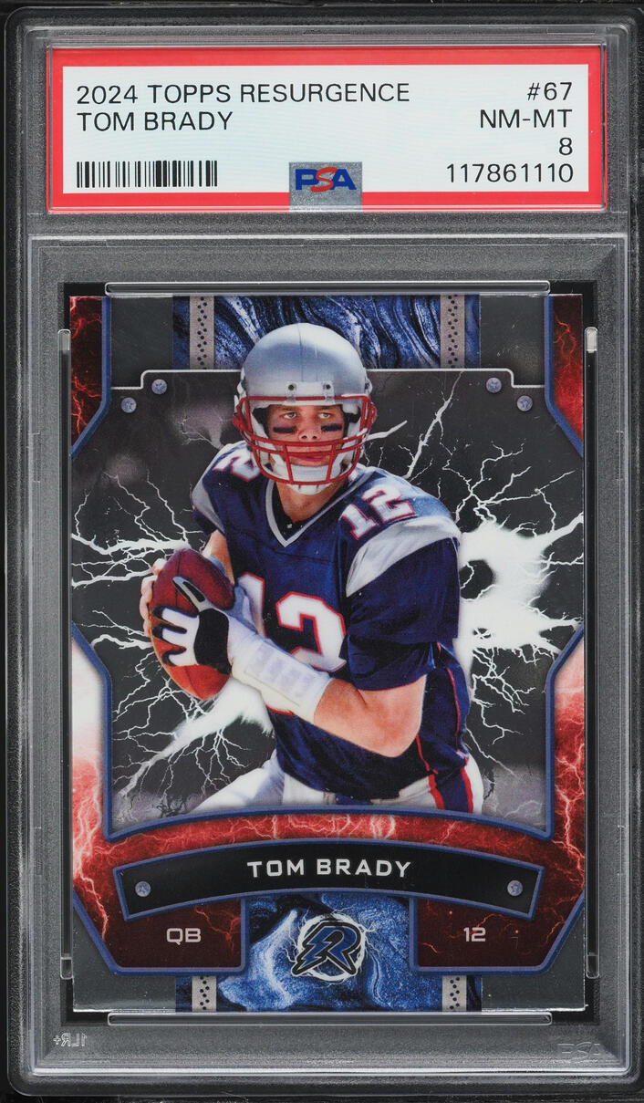 2024 Topps Resurgence Tom Brady #67 PSA 8 NM-MT