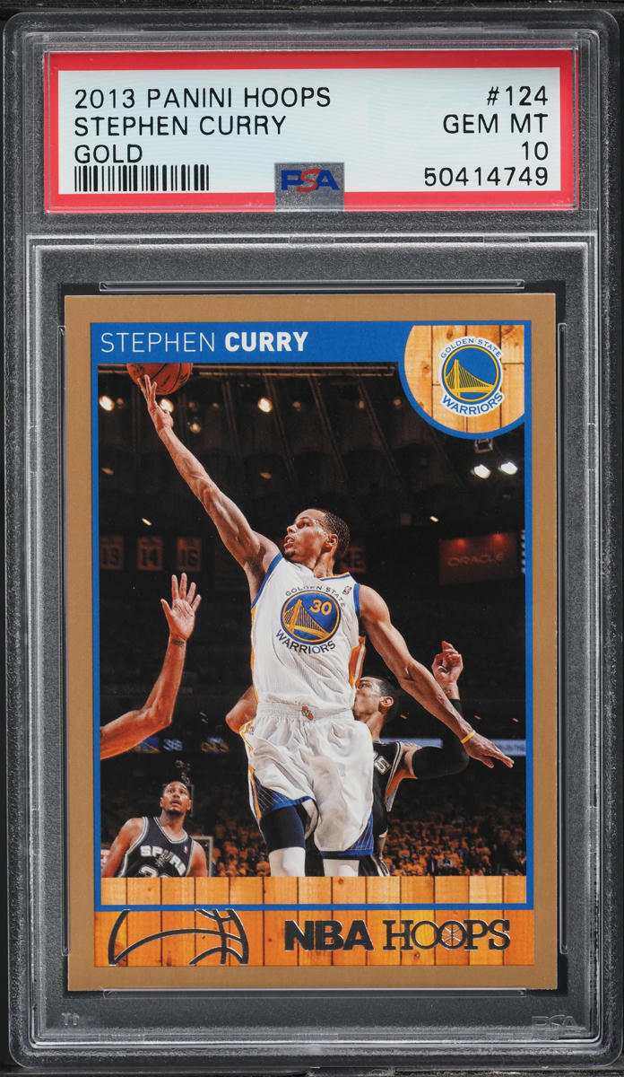 2013 Hoops Gold Stephen Curry #124 PSA 10 GEM MINT