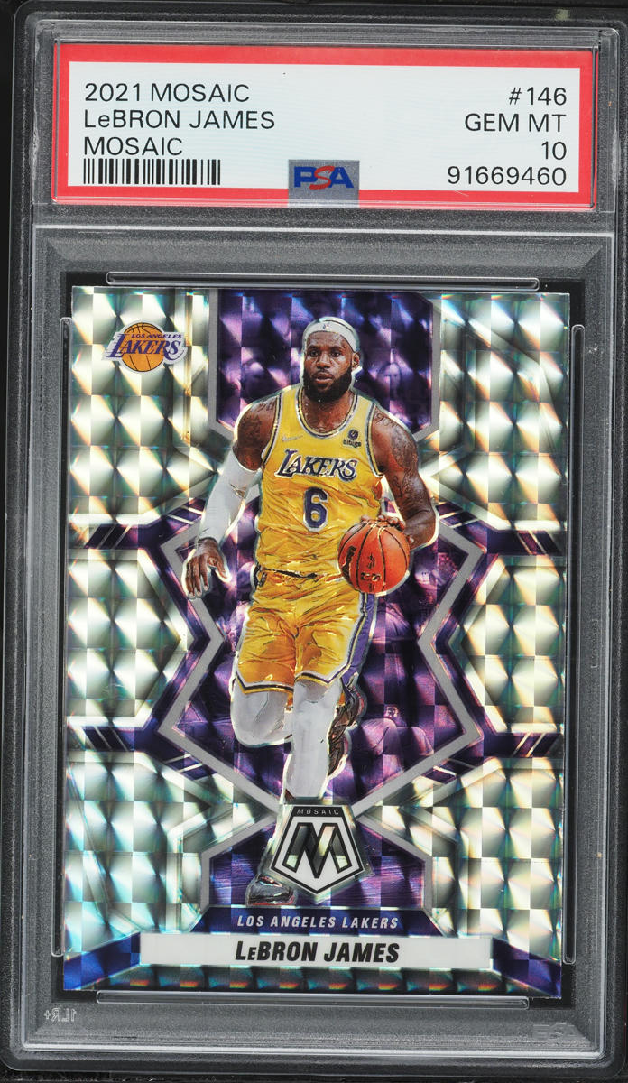 2021 Panini Mosaic LeBron James #146 PSA 10 GEM MINT