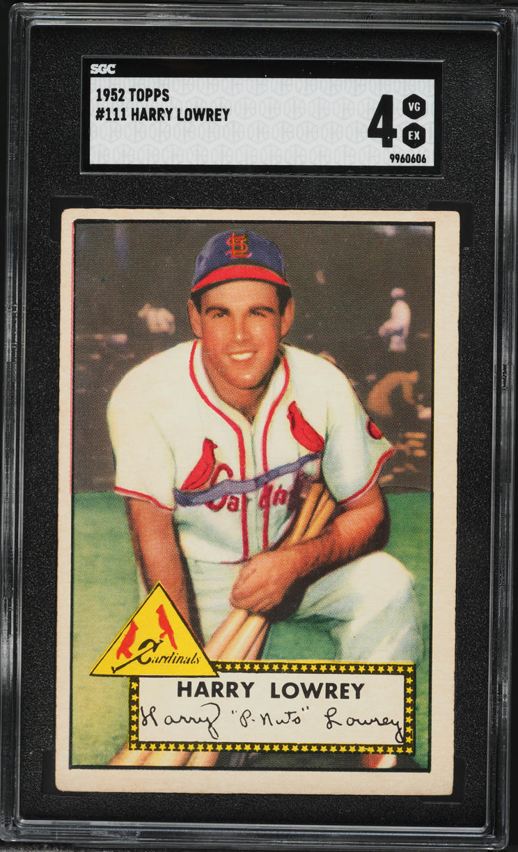 1952 Topps Harry Lowrey #111 SGC 4 VGEX