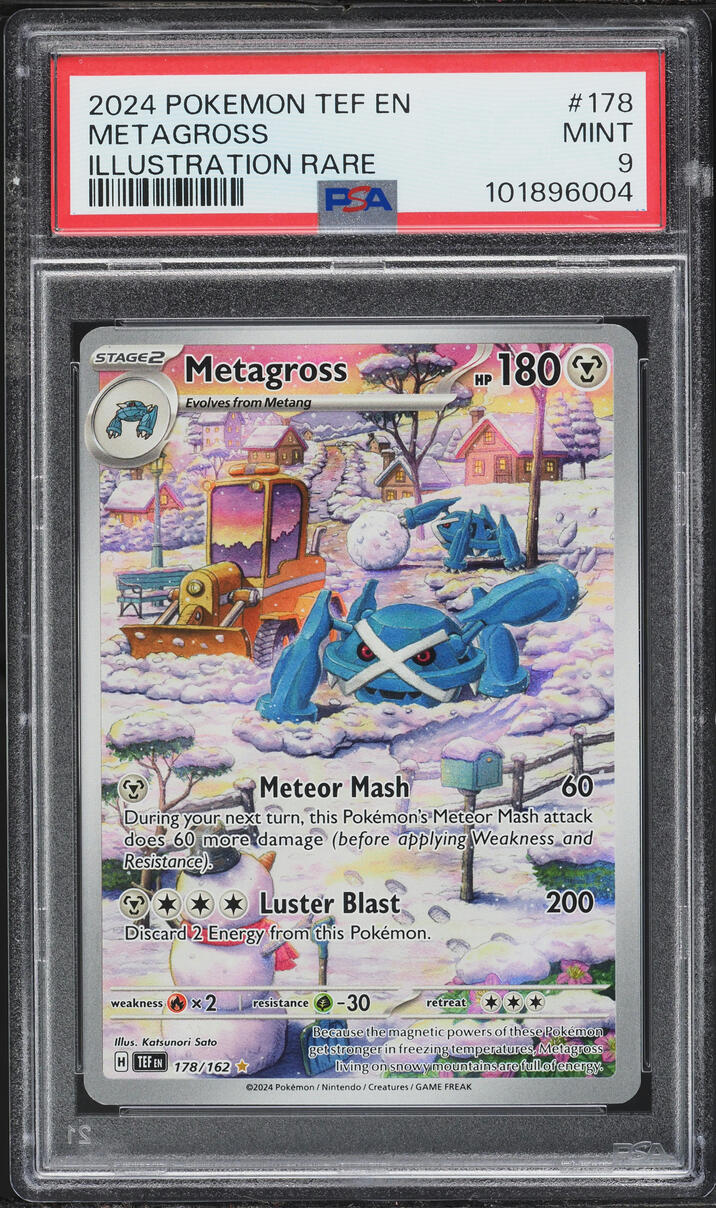2024 Pokemon Scarlet & Violet Temporal Forces IR Metagross #178 PSA 9 MINT