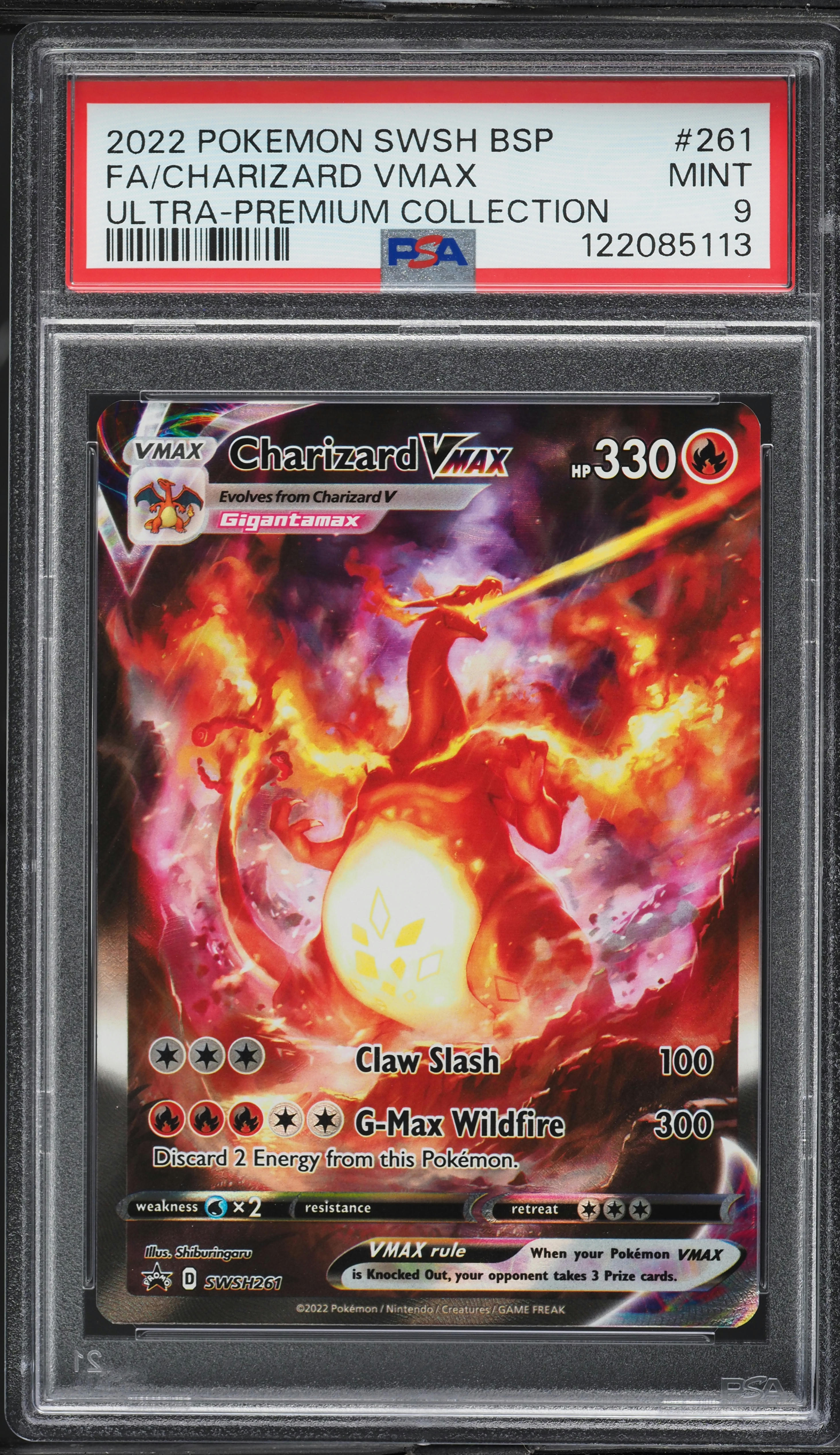 2022 Pokemon SWSH Black Star Promo Ultra Premium Charizard