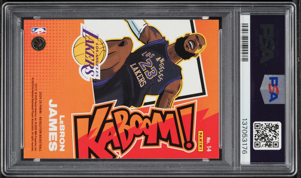 2024 Panini Revolution Kaboom! Horizontal LeBron James #14 PSA 10 GEM MINT
